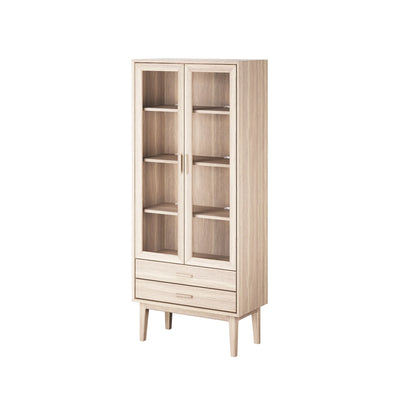 CASØ 702 Display Cabinet in White Oiled Oak - CASØ | Milola