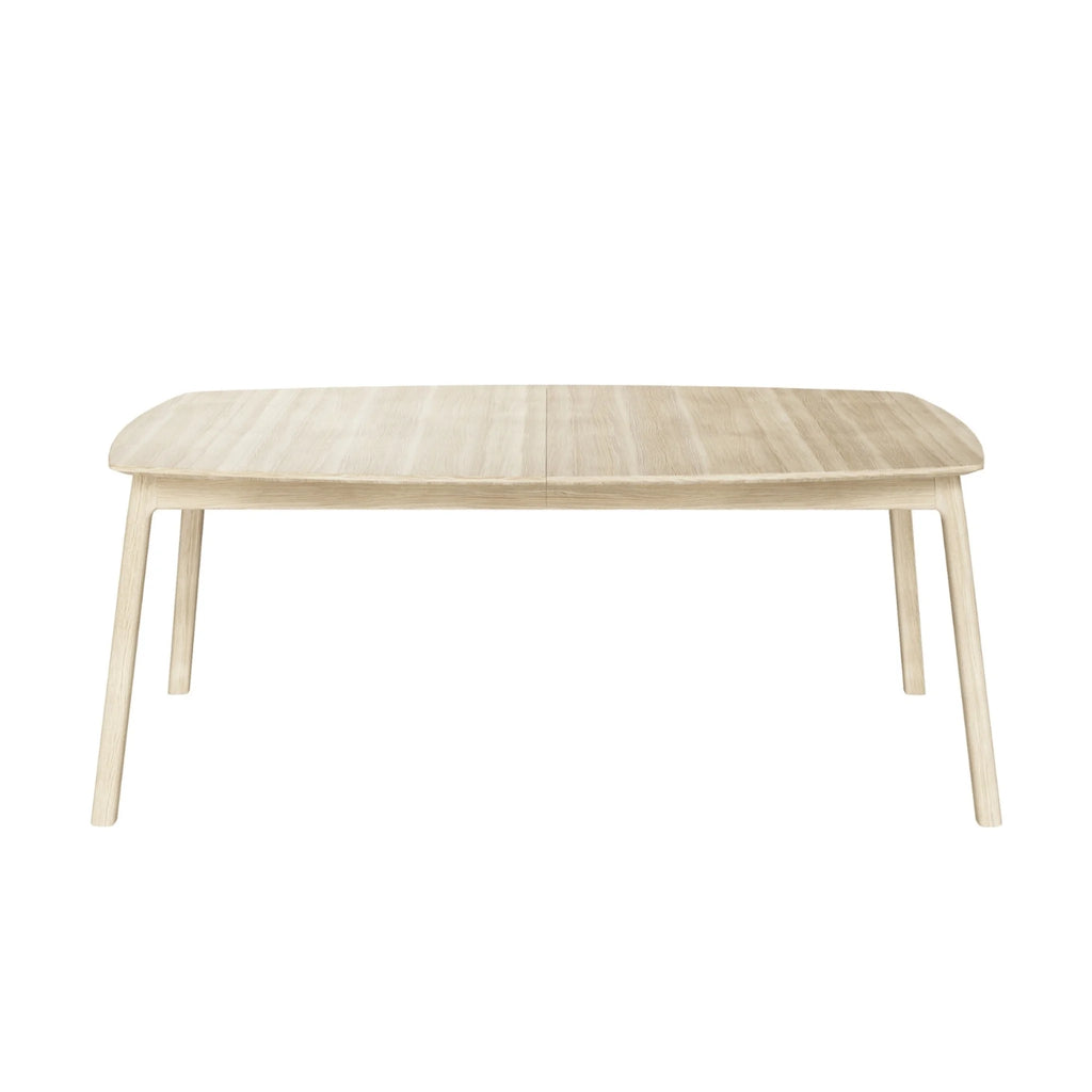 CASØ 703 Solid Wood Extendable Dining Table in White Oiled Oak - CASØ | Milola