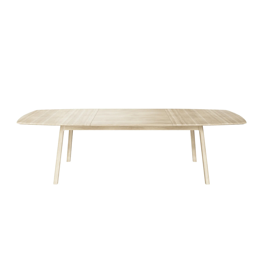 CASØ 703 Solid Wood Extendable Dining Table in White Oiled Oak - CASØ | Milola