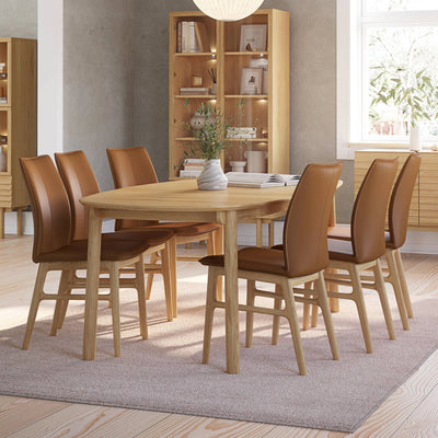 CASO 777 Solid Wood Dining Table in Natural Oiled Oak - Caso | Milola