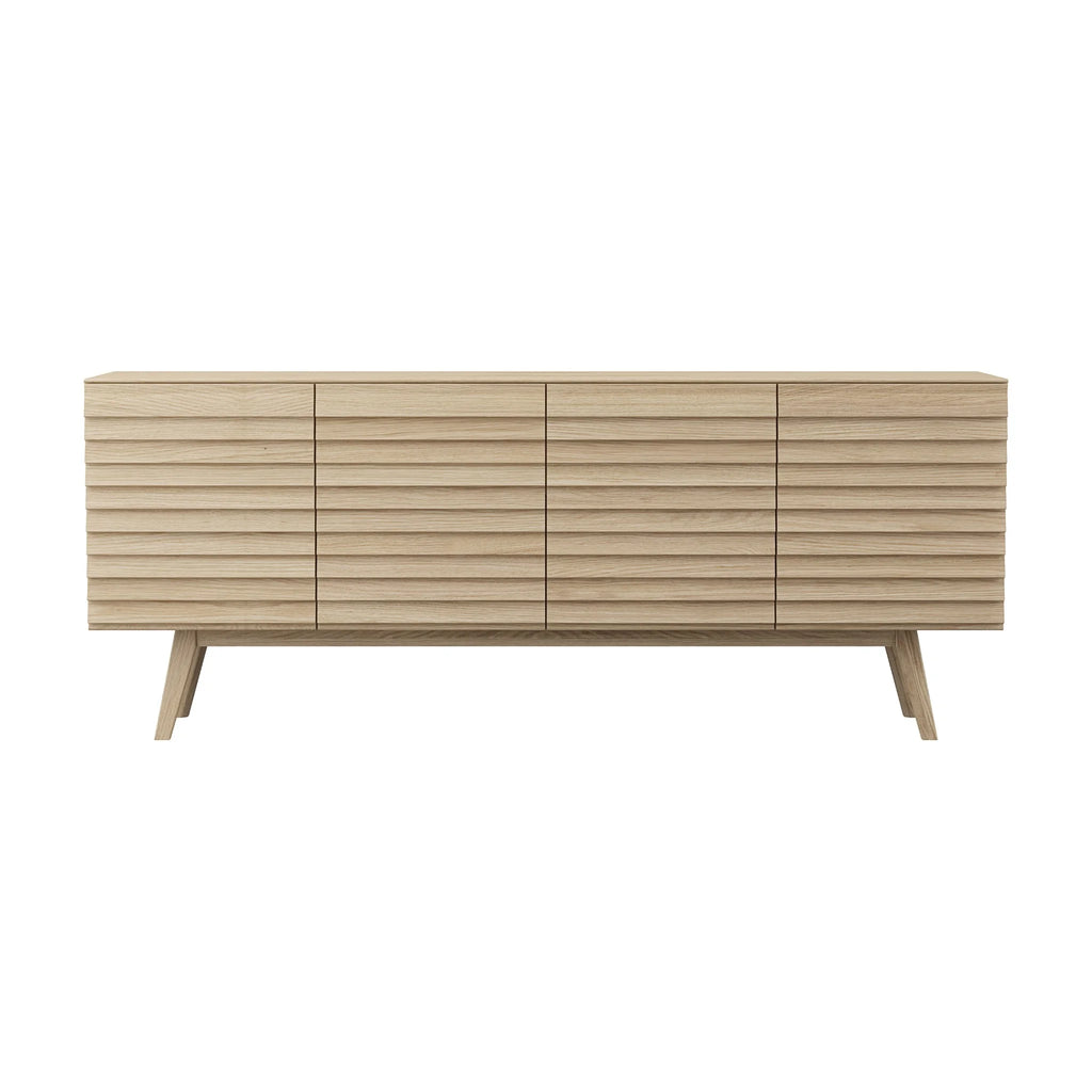 CASØ 777 Large Oak Sideboard in White Oiled Oak - CASØ | MIlola