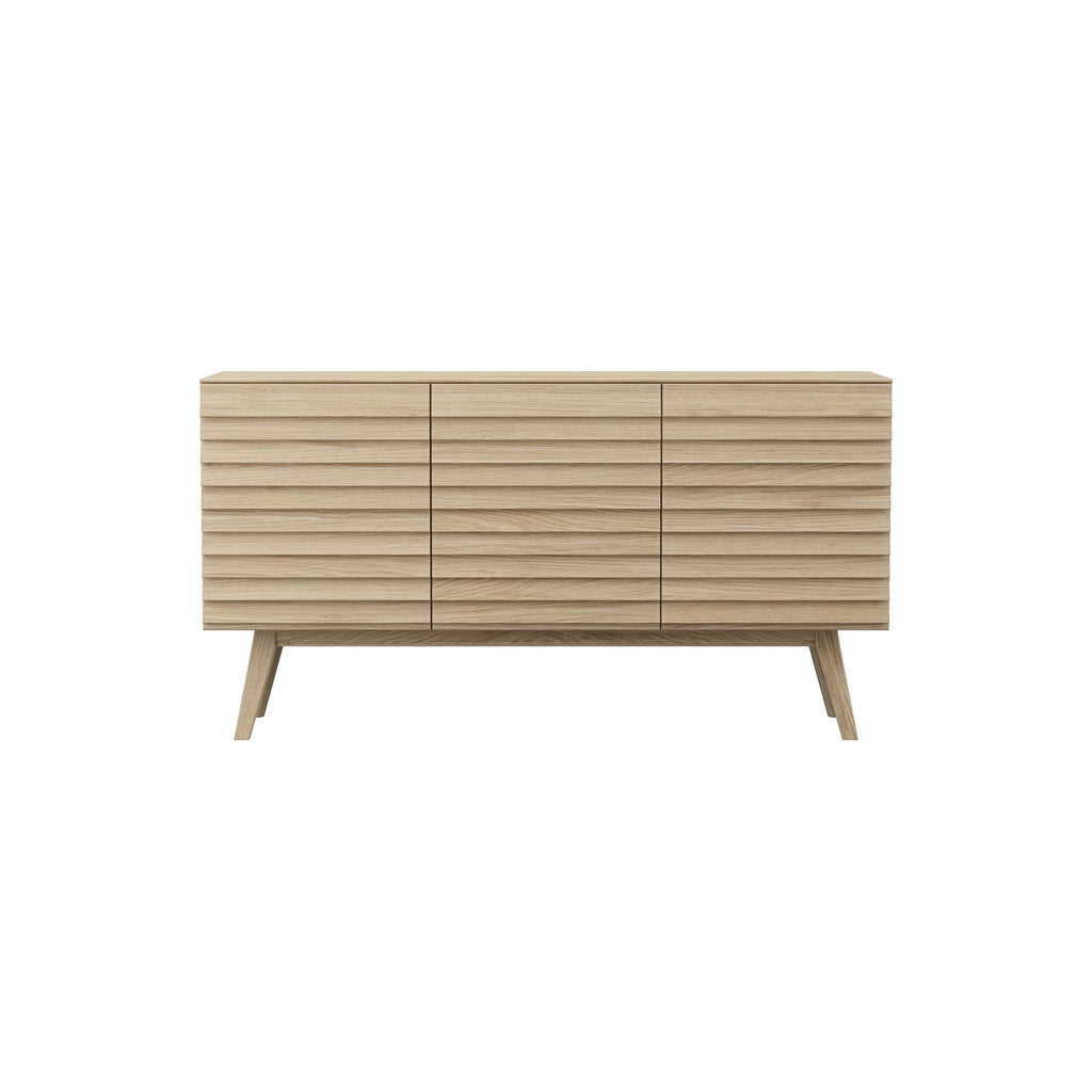 CASØ 777 Small Oak Sideboard in White Oiled Oak - CASØ | MIlola