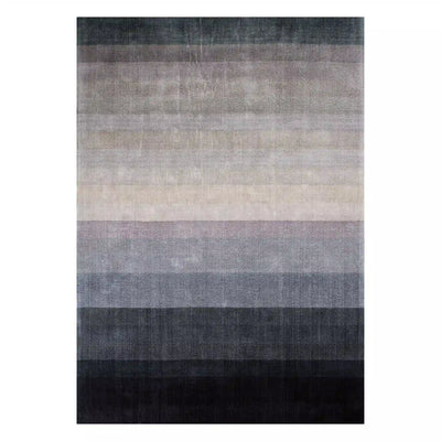 COMBINATION STRIPED Rug in Dark Blue - Scandi Design - Linie Design | Milola