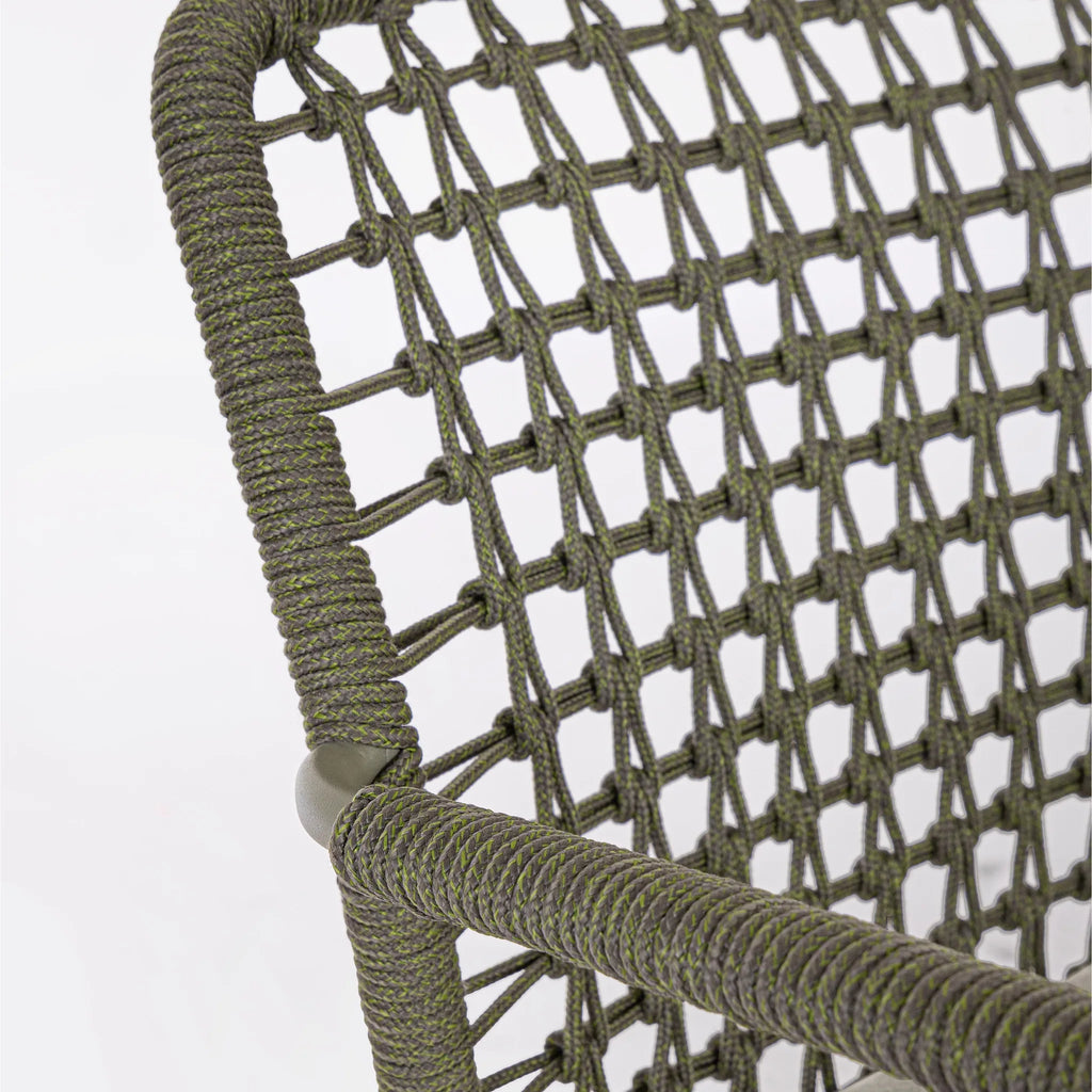 CANAR Outdoor Dining Chairs in Green - Bizzotto | Milola