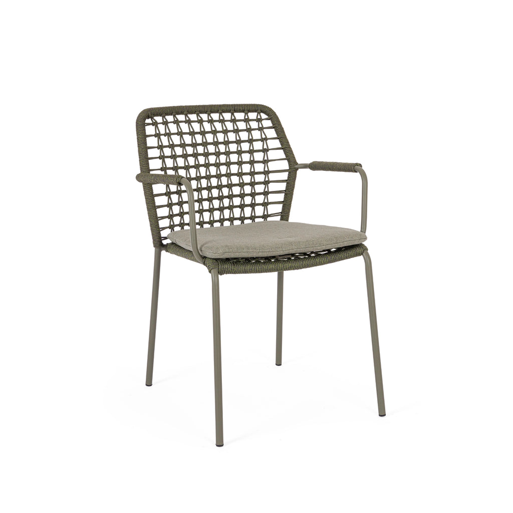 CANAR Outdoor Dining Chairs in Green - Bizzotto | Milola