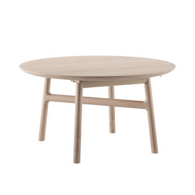 DASH Round Extendable Dining Table in Oak Natural Soap - Artisan | Milola