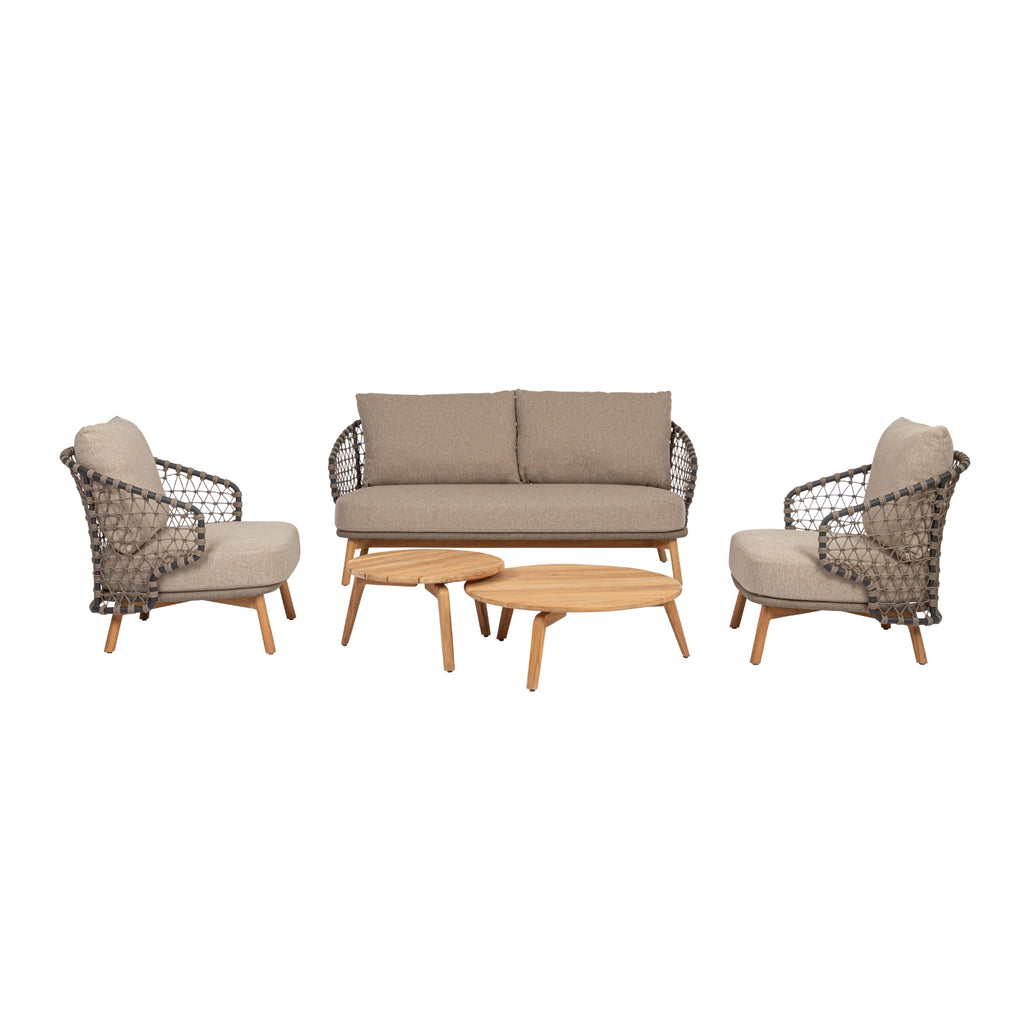  EULARIA Outdoor Sofa Set in Beige - Bizzotto | Milola