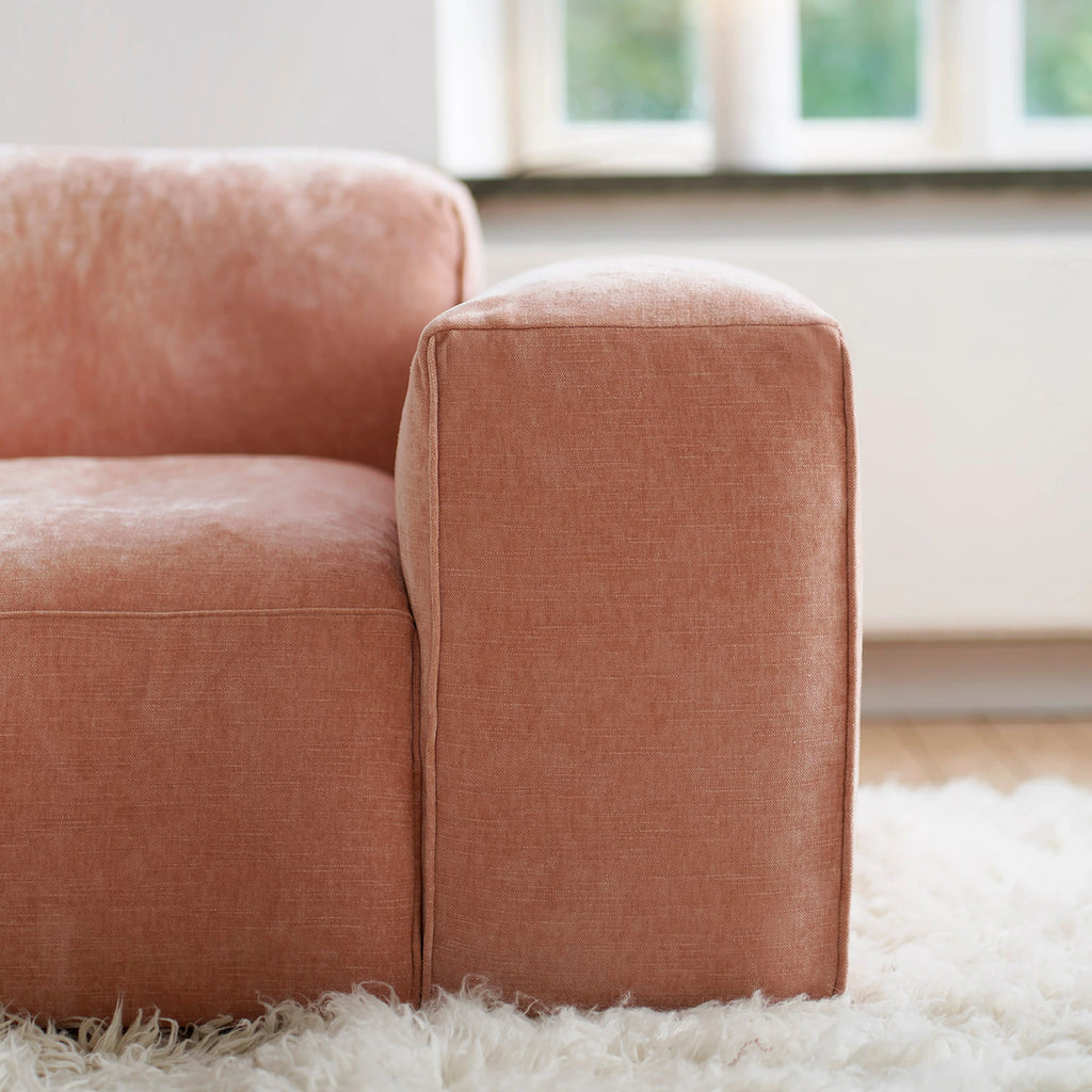 EDDA Sofa - Contemporary Modular Sofa in Dusty Pink - SITS | Milola