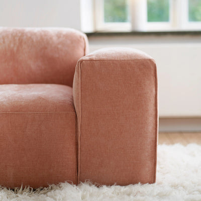 EDDA Sofa - Contemporary Modular Sofa in Dusty Pink - SITS | Milola