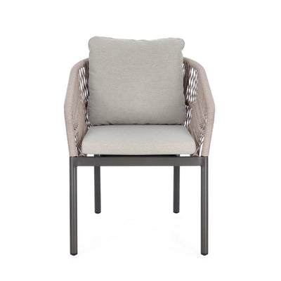 GALDANA Outdoor Dining Chair in Charcoal Khaki - Bizzotto | Milola