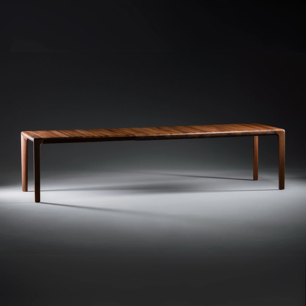 INVITO Extendable Dining Table in American Walnut Natural Soap - Artisan | Milola