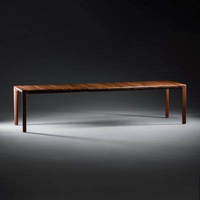 INVITO Extendable Dining Table in American Walnut Natural Soap - Artisan | Milola