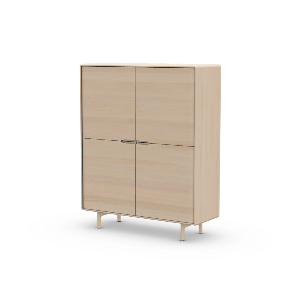 INVITO Highboard in Maple White Pigment Oil - Artisan | Milola