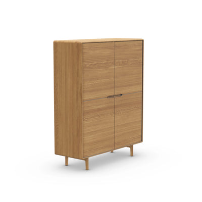 INVITO Highboard in Oak Natural Oil - Artisan | Milola