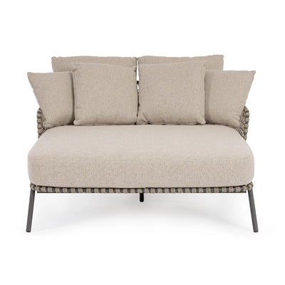 IVISSA Outdoor Daybed in Beige - Bizzotto | Milola