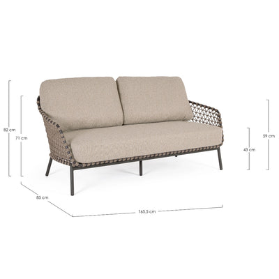 IVISSA Outdoor Sofa Set Sofa Dimensions - Bizzotto | Milola