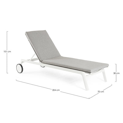 JALISCO Sunlounger Dimensions - Bizzotto | Milola