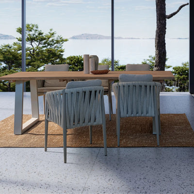 JACINTA Outdoor Dining Chair in Moon Sand - Bizzotto | Milola