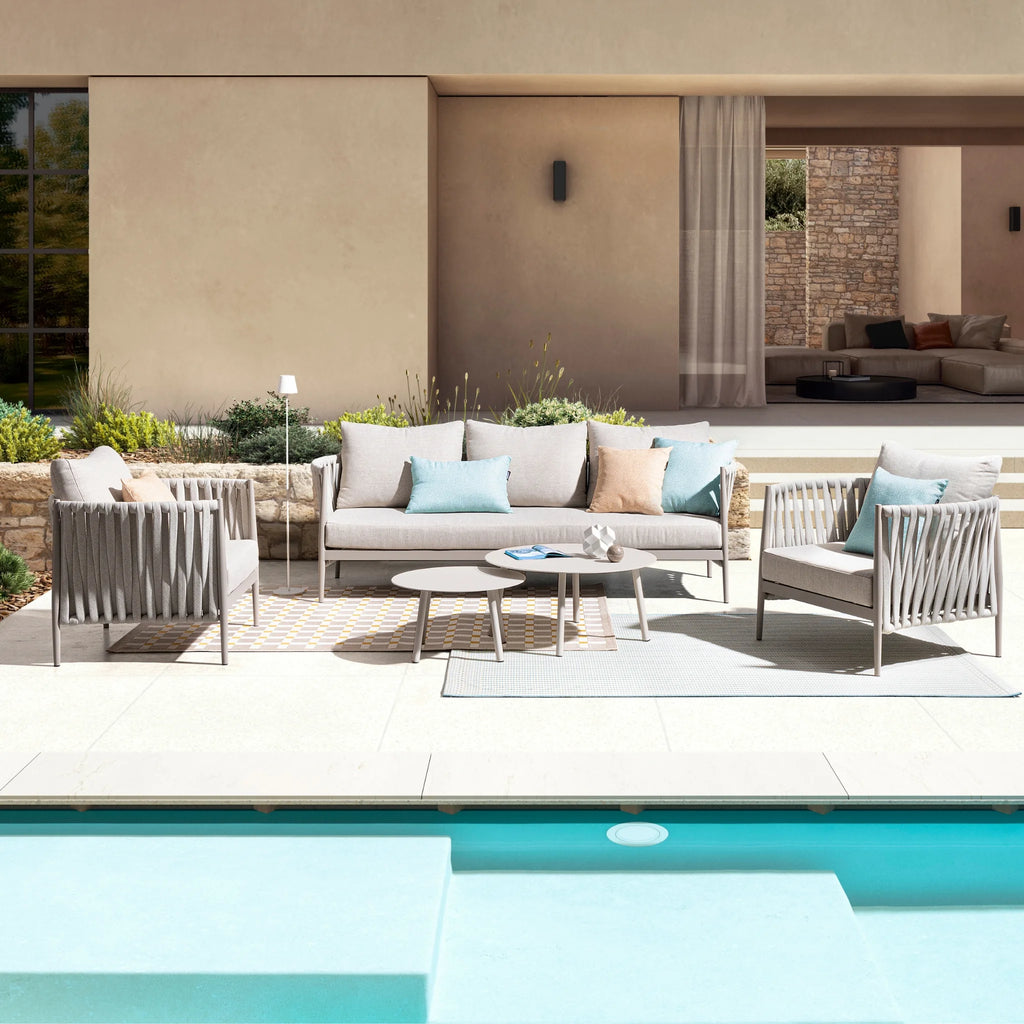 JACINTA Outdoor Sofa in Moon Sand - Bizzotto | Milola