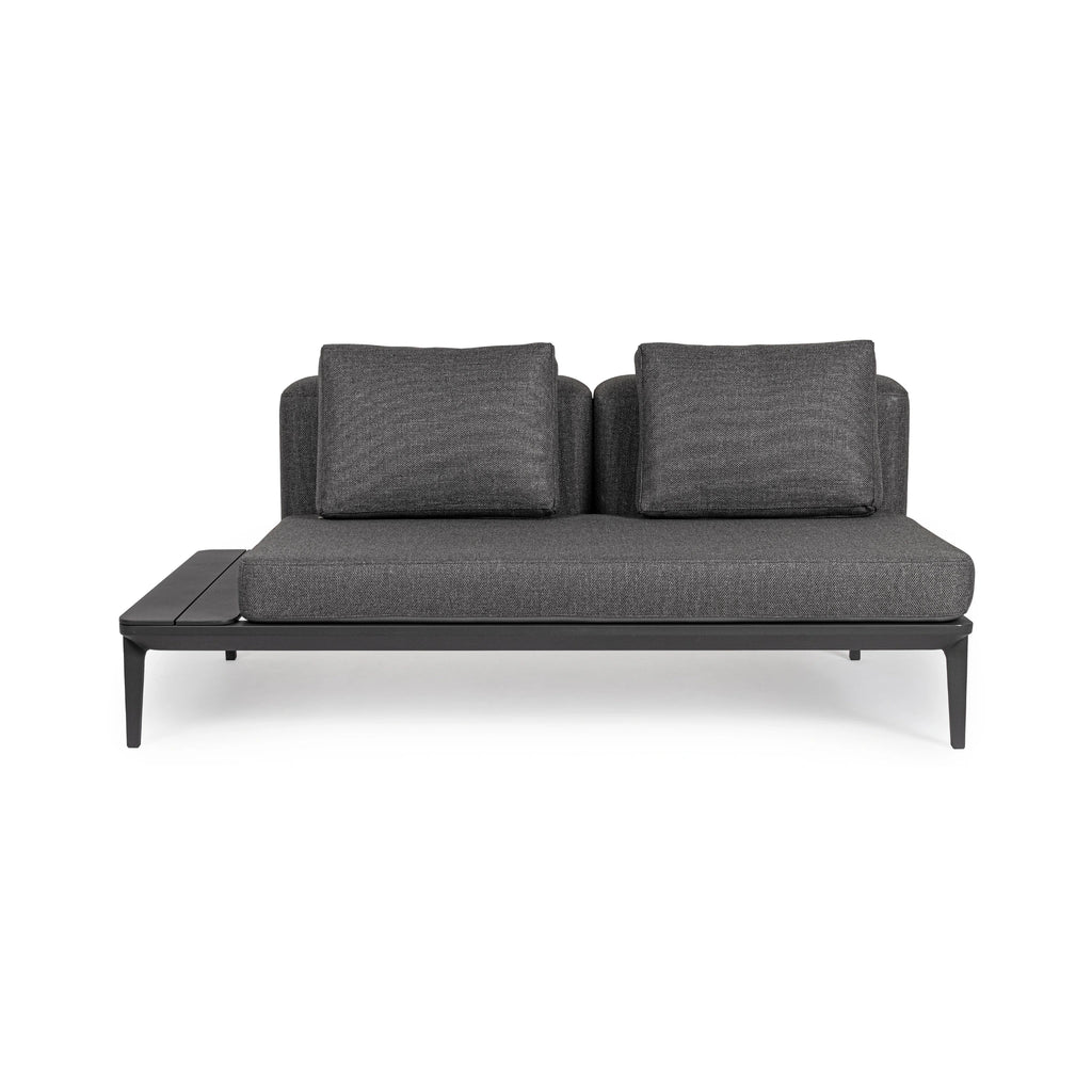 MATRIX Modular Outdoor Sofa in Charcoal - Bizzotto| Milola