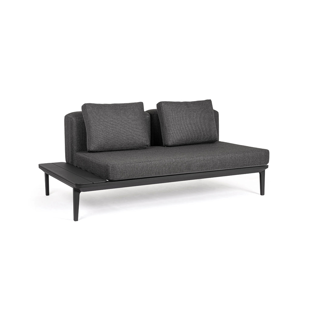 MATRIX Modular Outdoor Sofa in Charcoal - Bizzotto| Milola