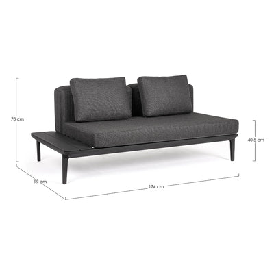 MATRIX Modular Outdoor Sofa Dimensions - Bizzotto| Milola