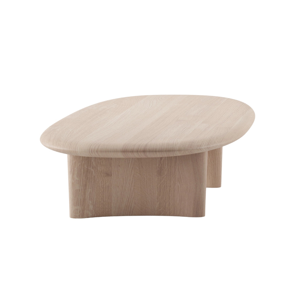 MONUMENT Oval Coffee Table in Oak Natural Soap - Artisan | Milola