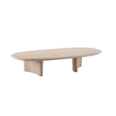 MONUMENT Oval Coffee Table in Oak Natural Soap - Artisan | Milola