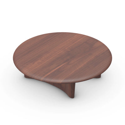 MONUMENT Round Coffee Table in Cherry Dark Oil - Artisan | Milola