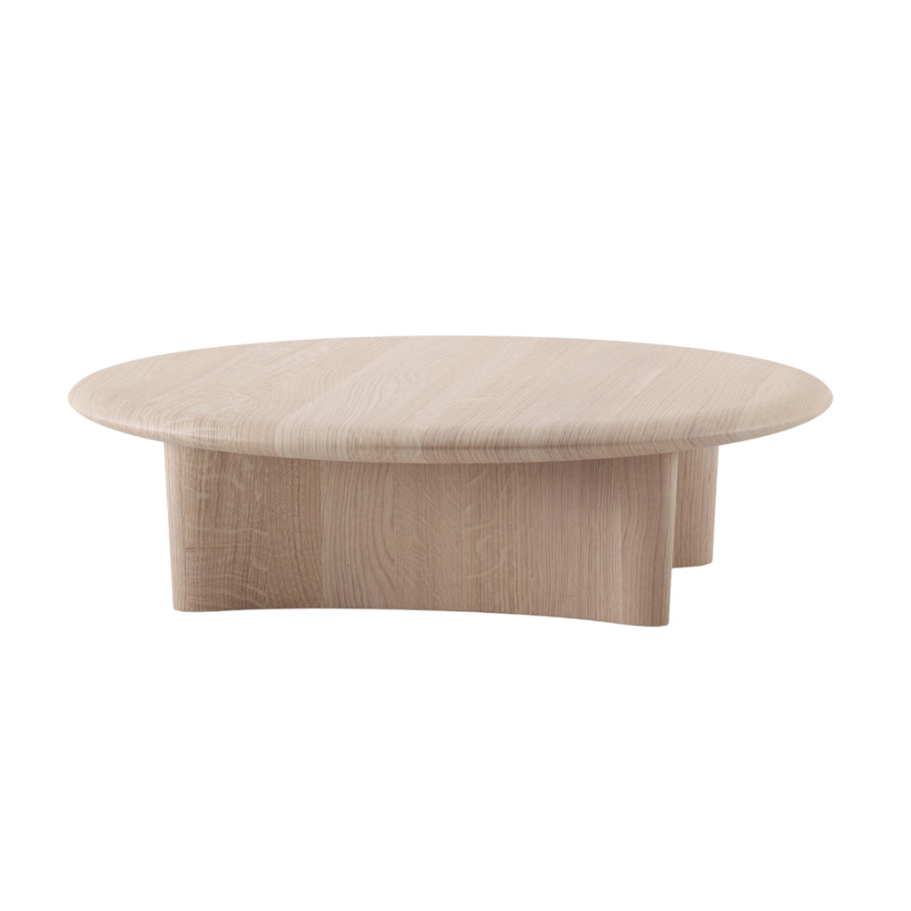 MONUMENT Round Coffee Table in Oak Natural Soap - Artisan | Milola