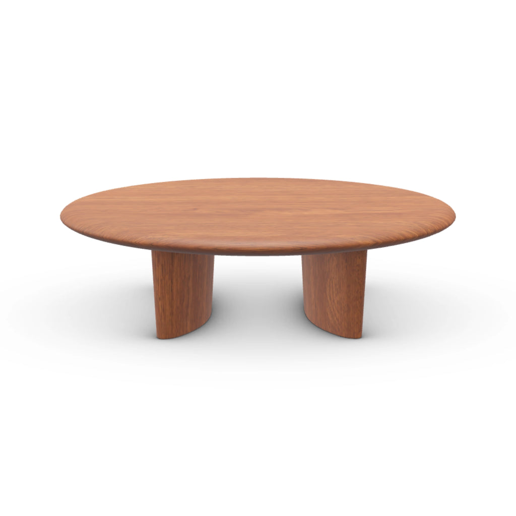 MONUMENT Round Coffee Table in Oak Wenge Oil - Artisan | Milola