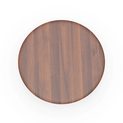 MONUMENT Round Coffee Table in Walnut Natural Oil - Artisan | Milola