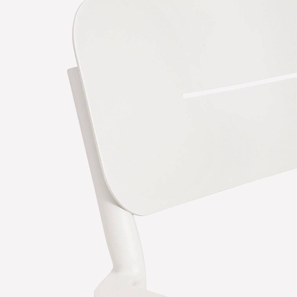 NEBULA Outdoor Dining Chair in White - Bizzotto | Milola