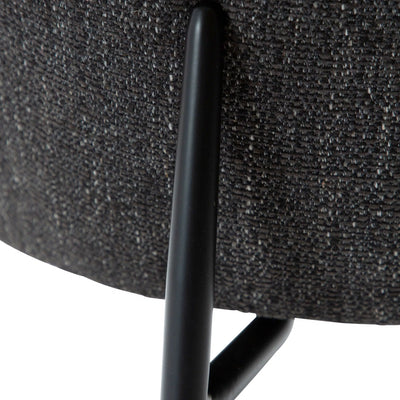 ORBIT Dining Chair in Black Fabric - Danform | Milola