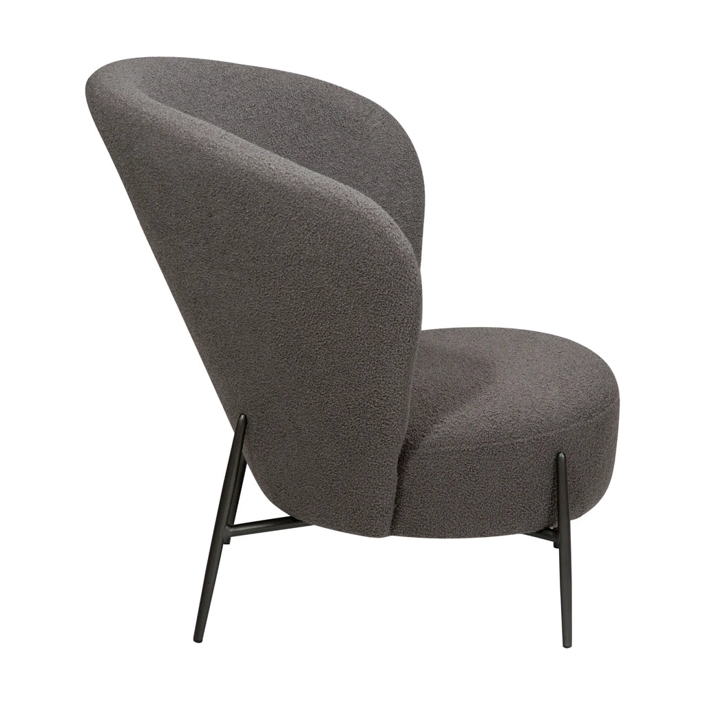 ORBIT Lounge Chair in Grey Fabric - Danform | Milola