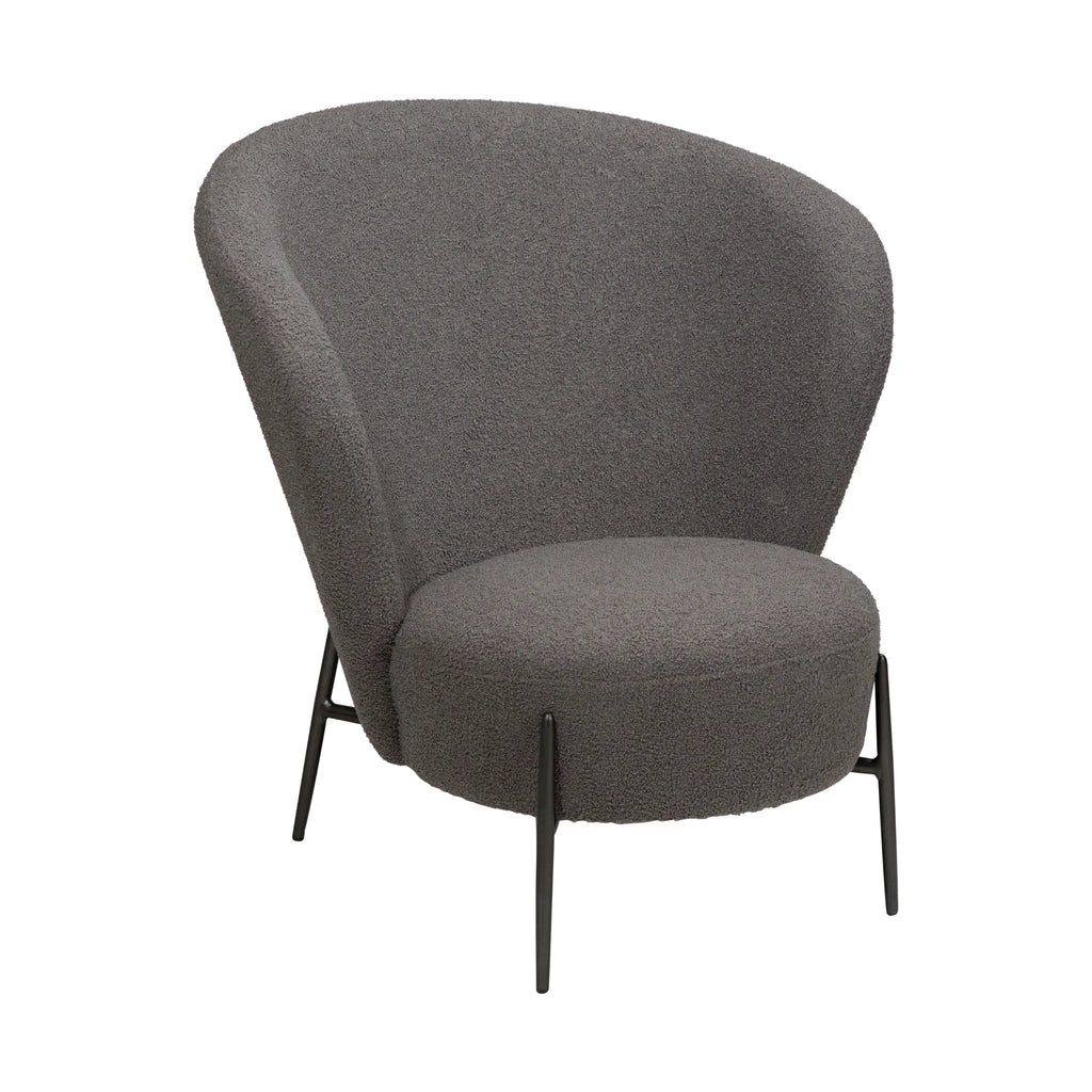 ORBIT Lounge Chair in Grey Fabric - Danform | Milola