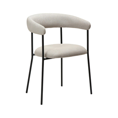 PLENTI Dining Chair in Grey and Black Legs - Danform | Milola