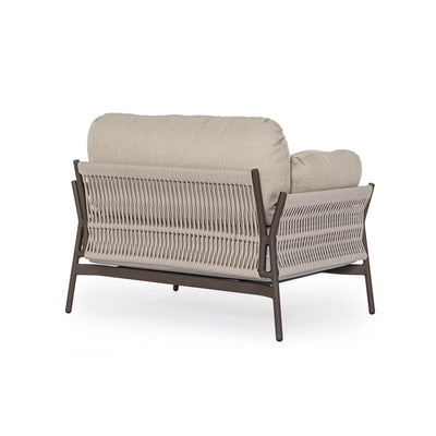 PARDIS Outdoor Lounge Chair in Raven Black/Beige - Bizzotto | Milola