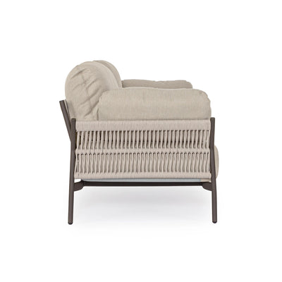 PARDIS Outdoor Sofa in Raven Black/Beige - Bizzotto | Milola