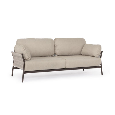 PARDIS Sofa Set in Raven Black/Beige - Bizzotto | Milola