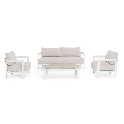 PRESLEY Outdoor Sofa Set in  Moon - Bizzotto | Milola