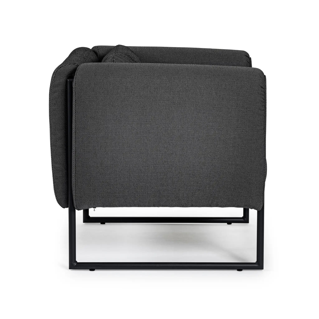 PIXEL Outdoor Lounge Chair in Charcoal - Bizzotto | Milola