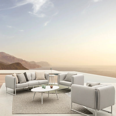 PIXEL 3 Seater Outdoor Sofa in Sand - Bizzotto | Milola