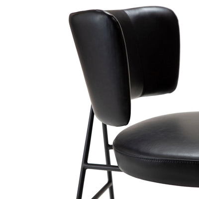 ROOST Dining Chair in Black Leather - Danform | Milola