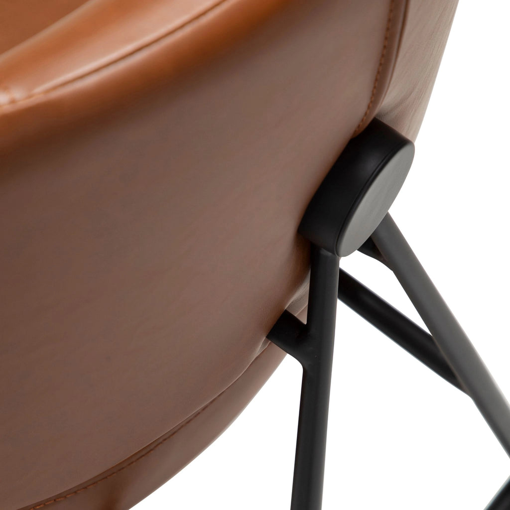 ROOST Dining Chair in Light Brown Leather - Danfrom | Milola