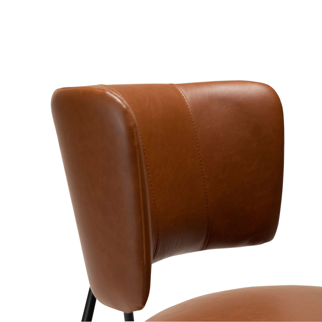 ROOST Dining Chair in Light Brown Leather - Danform | Milola