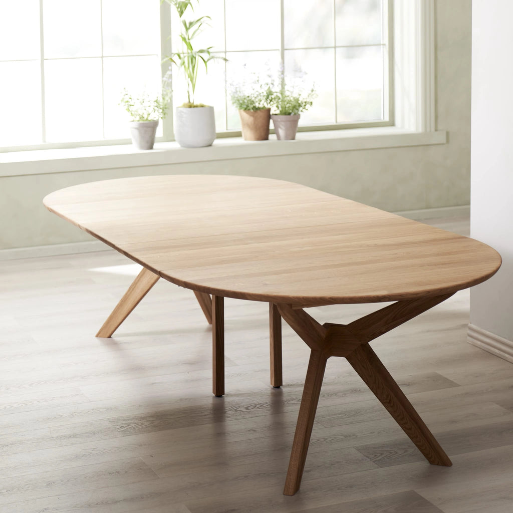 STELLA Extendable Wooden Dining Table - Minimalist Design - Kristensen Kristensen | Milola