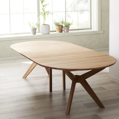 STELLA Extendable Wooden Dining Table - Minimalist Design - Kristensen Kristensen | Milola