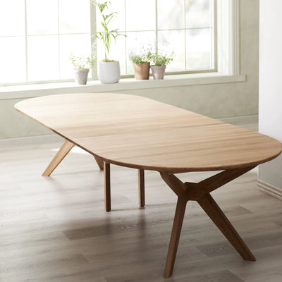 STELLA Extendable Wooden Dining Table - Minimalist Design - Kristensen Kristensen | Milola