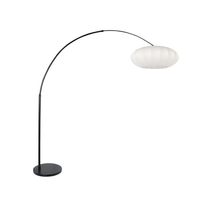 SPARKLED LIGHT Arch Floor Lamp with Fabric Shade